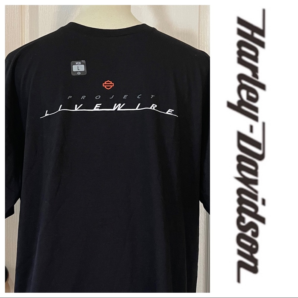 NWOT Harley Davidson Live Wire Black T Shirt